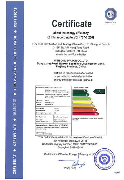 TUV能效A級(jí)證書(WP175) TUV能效A級(jí)證書(WP175)